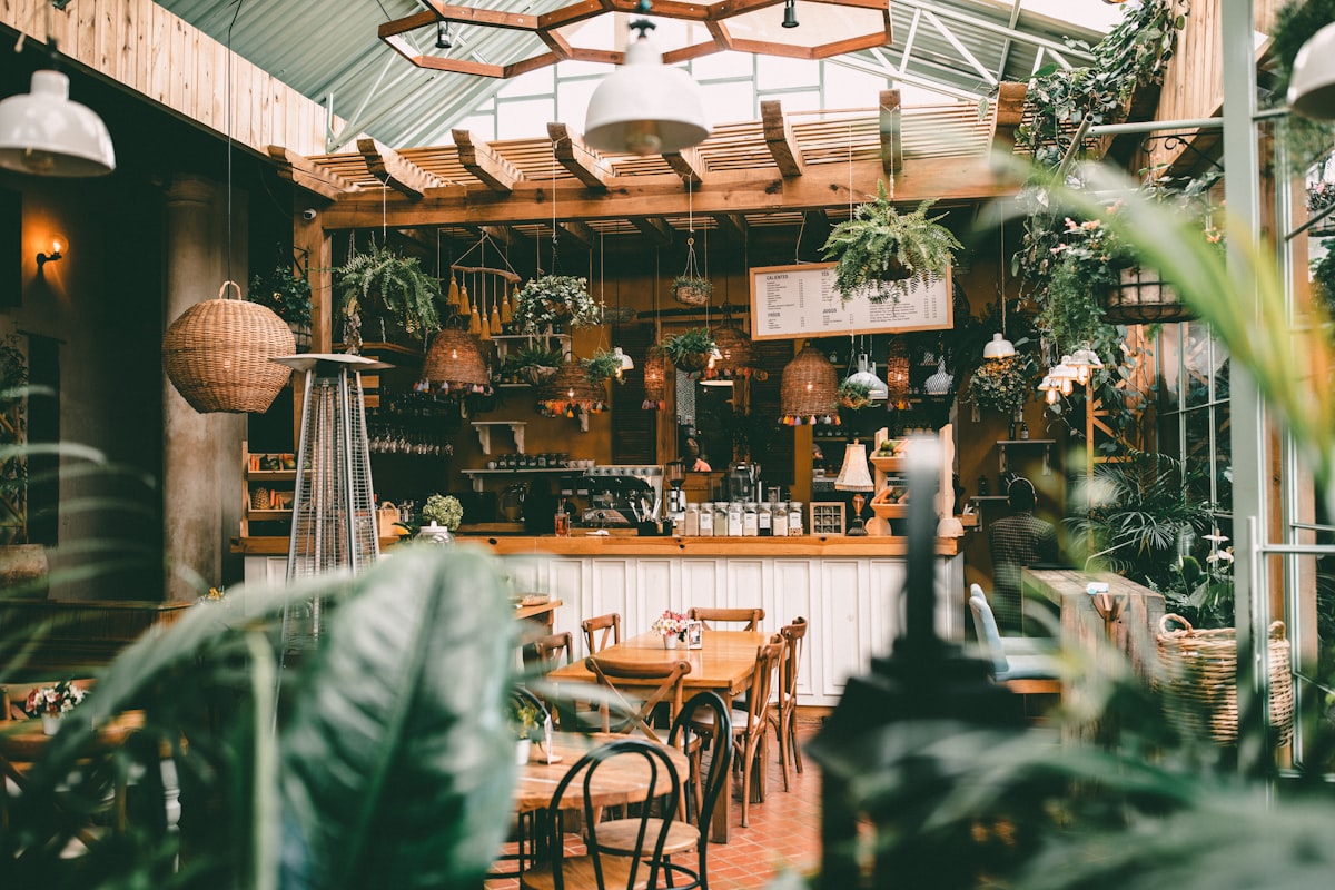 Outdoor seating area