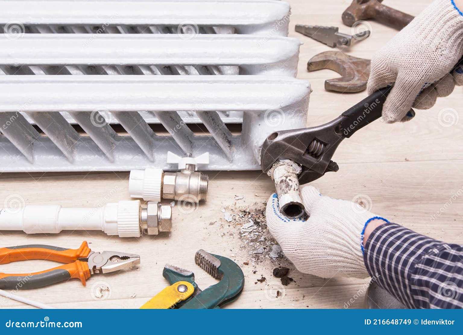 Radiator valve repair