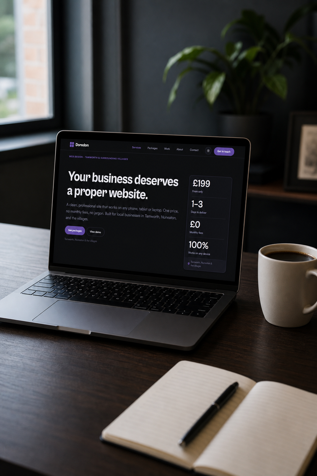 Doredon — local web design, Tamworth